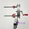 Máquina manual de desmontaje de suéteres de lana y cachemira de dos agujas, accionada por manivela de un eje, duradera y robusta, accesorio para máquina de tejer plana computarizada