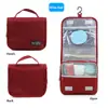 Gancho de Viaje Ligero Multifuncional Estilo Coreano Bolsa de Artículos de Tocador Multicapa Gran Capacidad Portátil Impermeable y Resistente a las Manchas Bolsa de Almacenamiento para Maquillaje