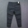 Pantalones casuales de color liso de moda estilo coreano para hombre, primavera y otoño, caída simple, corte ajustado, pantalones largos holgados, tiro medio, en stock