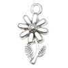 Aleación Girasol Loto Girasol Rosa Aretes DIY Pulsera Accesorios de Joyería Colgante Llavero Colgante