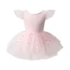 Ropa de baile nueva para niños 2026, conjunto de práctica de ballet, maillot nivel examen, vestido de niña con lazo de Amazon