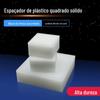 Placa Quadrada de PP Resistente ao Desgaste Tira Quadrada de PE à Prova d'Água Tira Quadrada de PVC Plástico Rígido Resistente ao Desgaste Almofada de Plástico Almofada PA Tira de Plástico de Nylon