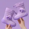 Nuevas Botas de Lluvia de Dibujos Animados 2026 para Niños y Niñas, Antideslizantes, Ultraligeras, de Suela Gruesa, Botas de Lluvia Antideslizantes para Bebés, Zapatos de Agua para Niños