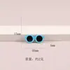 Gafas de Sol Redondas Coloridas Brillantes Estuche para Teléfono DIY Pasador Goma para el Cabello Taza de Agua Papelería Pegatinas Accesorios de Resina