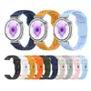 Adequado para o Novo Huawei Gt6/4/5 18/20/22mm Pulseira de Relógio Universal de Silicone Respirável de Malha Cor Sólida