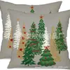 Serie de decoraciones navideñas para árboles de Navidad de Amazon transfronteriza: almohadas, cojines para el hogar, sofá, dormitorio y sillas