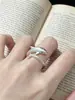Bestseller de Xiaohongshu Estilo de Nicho Simple Versátil Moderno Anillo de Tiburón Anillo Minimalista Ballena Raya Manta Tiburón Martillo