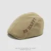 Boina Nueva Estilo Urbano Personalizada para Niños Gorra Delantera, Moderna con Diseño de Letra Bordada, Sombrero para el Sol para Niños y Niñas