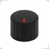 Tapa de Perilla de Plástico Rayada Antideslizante Tapa Cubierta Tapa de Perilla de Potenciómetro Tapa de Perilla de Volumen de Amplificador