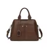 Bolso de hombro transfronterizo de gran capacidad, bolso de mano de cuero suave de moda para mujer, multi-compartimento, bolso de hombro y bandolera de alta gama para el día a día