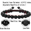 Pulsera exclusiva transfronteriza de piedra volcánica natural ojo de tigre con cuentas para hombres y mujeres, pulsera de ágata, pulsera europea y americana