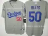 Jersey de béisbol transfronterizo europeo y americano Dodgers Los Angeles Dodgers Jersey de béisbol uniforme de béisbol cárdigan