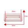 Hebilla cuadrada de plástico de fábrica directa para bolsa hebilla de dos posiciones hebilla para correa de hombro bolsa de almacenamiento hebilla de plástico cinta mochila hebilla ajustable