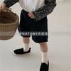 Pantalones cortos de verano para niños de estilo coreano, nuevos y a la moda, para niños y niñas, pantalones vaqueros casuales de moda, pantalones vaqueros 2