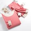 Conjunto de Ropa Interior Térmica de Doble Cara De Moa para Mujeres y Hombres, Sin Costuras, Cálido, Capa Base con Forro de Felpa, Engrosado