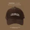 Gorra de Béisbol Marrón para Niñas con Circunferencia de Cabeza Grande y Cara Pequeña, Gorra Deportiva Versátil para Hombres, Estilo Coreano Moderna con Protección Solar y Visera