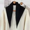 Bufanda de Punto de Color Sólido de Nicho Bufanda Triangular Otoño e Invierno Bufanda Pequeña de Cachemir Chal Cálido para Mujer Bufanda de Punto Venta al por Mayor