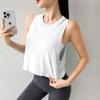 Ropa Nueva de Yoga para Mujer Primavera y Verano Top Profesional de Gama Alta Secado Rápido Ropa de Fitness Chaleco Corto para Mujer Blusa Deportiva de Fitness