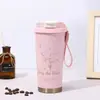 Pode ser impresso com logotipo, caneca de café de aço inoxidável 316, uso duplo, alto valor estético, caneca térmica com revestimento interno de cerâmica, caneca térmica de grande capacidade