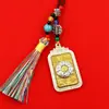 Estilo Étnico Chinês Chaveiro Giratório Pingente de Mantra de Seis Caracteres Acessórios de Metal Pingente Ornamento Pingente de Bolsa Fabricante