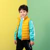 Chaleco de plumón para niños, forro interior para niños mayores, niños y niñas, chaqueta sin mangas para otoño e invierno, cuello alto, conjunto a juego para padres e hijos