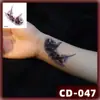 Nuevas Pegatinas de Tatuaje de Boca Grande de Halloween Transfronterizas Terror Thriller Araña Pegatinas Impermeables DIY Pegatinas de Tatuaje para la Cara
