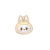 Colgante de Figura Labubu Aleación de Zinc Esmalte Accesorio Dibujos Animados Lindo Insignia de Animación Colgante para Bolso