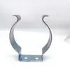 Braçadeira de tubo elástica braçadeira de tubo clipe de tubo de aço clipe de tubo de água braçadeira de tubo em U chapa de mola de aço 65mn fivela de tubo de lâmpada chapa de aço feroz