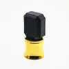 Tapa de perfume negra cabeza cuadrada plana cilíndrica tapa de botella de perfume universal diámetro interior 17.2 mm calibre universal 15 dientes