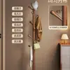 Cabideiro de Chão em Madeira Maciça para Quarto, Uso Doméstico, Cabideiro Simples de Chão, Cabide para Roupas e Bolsas Indoor
