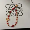 Cadena para Teléfono Móvil con Cuentas Frescas de Verano Llavero Hecho a Mano con Cuentas Paquete de Expresiones Lindas Decoración Colgante Ccd Nueva Tendencia