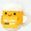 Amazon Transfronterizo Producto Nuevo Muñeca Tejida de Frutas de Lana Animal Taza de Cerveza Muñeca de Ganchillo Hecha a Mano Linda Producto Terminado
