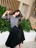 Conjunto de Punto para Ropa de Hong Kong y Americana/Para el Trabajo Chaqueta Cardigan Cuello Polo Chaleco sin Mangas Top Conjunto de Dos Piezas para Mujer Primavera