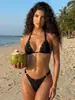 Bikini de dos piezas nuevo para mujer 2026, que cubre el abdomen y estiliza, Traje de baño para vacaciones en la playa y aguas termales. Envío directo disponible