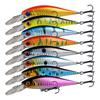 Señuelo Minnow Flotante Set Láser Largo Alcance Pesca Lubina Caballa Cebo Boca Torcida Lengua Larga Corriente Cebo Falso Pesca Salvaje
