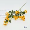 2 tallos pequeños de rosa, flores artificiales para decoración del hogar, arreglos de boda, arreglos florales, arte floral de tela de alta gama, flores falsas