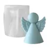 Gesso Aromaterápico Anjo Transfronteiriço Enfeites Molde de Silicone DIY Asas Anjinho Ferramenta de Moagem de Velas
