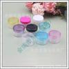 Botella de Crema Verde de 8g, Botella de Crema Facial, Botella de Pomada de 8ml, Botella de Polvo de Brillo para Manicura, Caja de Sombra de Ojos