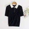 Camiseta Polo de Manga Corta Elegante y de Moda para Mujer Estilo Europeo y Americano Transfronterizo 2026 Venta al por Mayor 05631300401