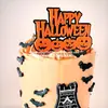 Nova Decoração de Halloween Feliz Halloween Decoração de Bolo em Acrílico Suprimentos para Festa Arranjo de Fantasia
