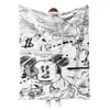 Manta de franela con estampado digital transfronteriza manta de cama de dibujos animados simple manta de aire acondicionado manta Manta universal para las Cuatro Estaciones
