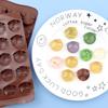 Spot atacado 15 mesmo expressão cabeça de porco silicone molde de chocolate treliça de gelo molde de gelo fogo laca cera molde vertical