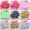 1,5mm1000 cor AB cor de doce pérola semicírculo unha pintada telefone diy material de beleza