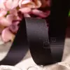 Cinta de Algodón Poliéster Plateado Accesorios para el Cabello Material DIY Lazo Empaque de Caja de Regalo Accesorios para Ropa Cinta de Algodón Plateado