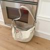 Estilo Coreano Casual Fresco Estilo Perezoso Bolso de Lona para Mujer Gran Capacidad Bolso Dumpling de Hombro Bolso Cruzado Casual para Mujer Venta al por Mayor