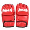 Guantes de Boxeo para Hombre de Medio Dedo Entrenamiento de Combate Sanda Lucha MMA Profesional Dedo UFC Engrosado Saco de Arena Nudillos Adulto