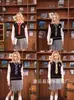 Suéter Harry Chaleco de Cuello en V con Logo Bordado, Unisex, Cosplay de Potter, Juego de Rol de Academia de Magia