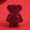 Toallas Festivas Rojas de Souvenir para Regalos Navideños, Lindos Osos y Conejos de Dibujos Animados, Toallas de Coral Fleece al por Mayor
