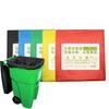 Sacos de Lixo Grandes com Cordão, Sacos Portáteis Espessados para Companhias Aéreas, Sacos Extra-Grandes com Cordão para Restaurantes e Gerenciamento de Propriedades, Sacos de Lixo Plásticos