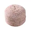 Flor barroca hilo de cáñamo suéter de punto de verano chal hilo de lino tipo pastel hilo degradado para manta ovillo de hilo para manualidades